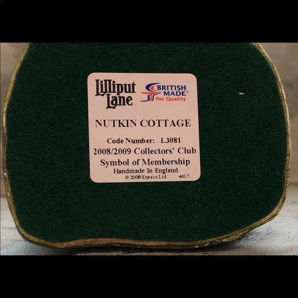 Lilliput Lane Nutkin Cottage Collector"s Club - Picture 5 of 6